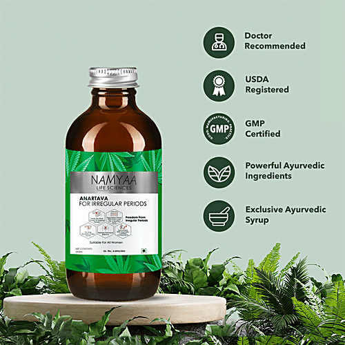 Namyaa Anartava - For Delayed & Irregular Periods, 500 ml  