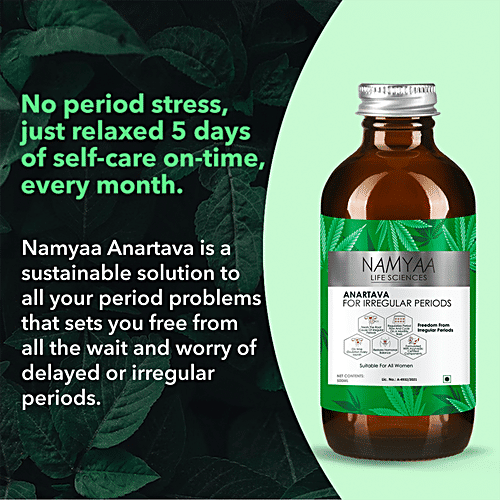 Namyaa Anartava - For Delayed & Irregular Periods, 500 ml  