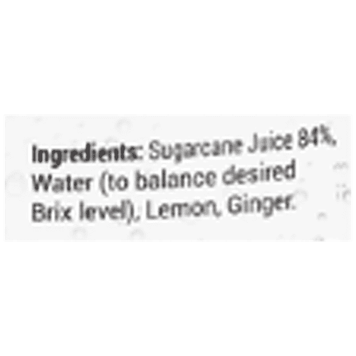 Smoodies Super Sugarcane Juice - With Lemon & Ginger, Natural, Sugar-Free, 1 L