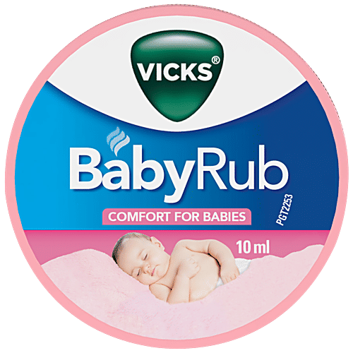 Vicks Baby Rub - Comforts, Moisturises, Soothes & Relaxes, 10 ml  