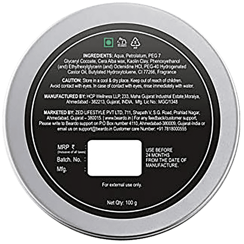 Buy Beardo Hair Clay Wax Strong Hold, For Men Online at Best Price of