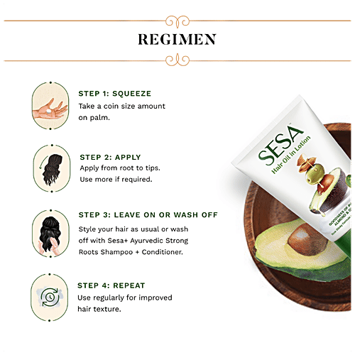 Sesa Hair Oil In Lotion - Non-sticky Formula, With Deep Nourishing, 100 ml  