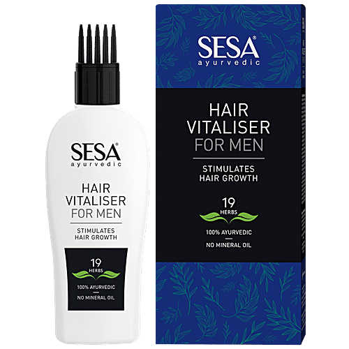Sesa Ayurvedic Hair Vitaliser - Stimulates Growth, For Men, 100 ml  