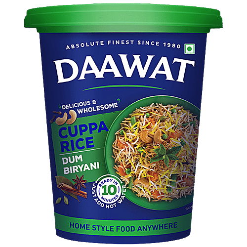 Daawat Cuppa Rice Dum Biryani - Ready In 10 Minutes, 87 g