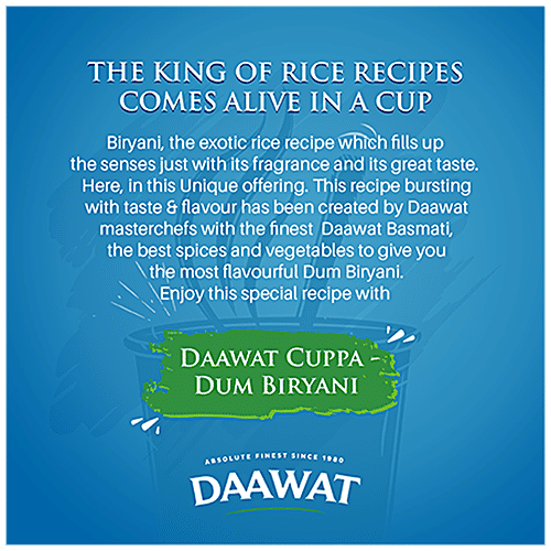 Daawat Cuppa Rice Dum Biryani - Ready In 10 Minutes, 87 g