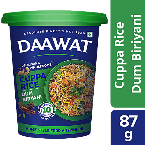 Daawat Cuppa Rice Dum Biryani - Ready In 10 Minutes, 87 g