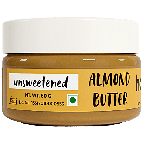 Buy Happy Jars Almond Butter Unsweetened Online at Best Price of Rs