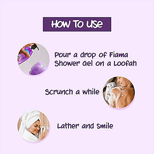 Fiama Blackcurrant & Bearberry Shower Gel - Family Pack, 900 ml  With Skin Conditioners, For Moisturised Skin