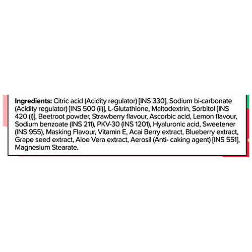 Plix Olena Glutathione Skin Glow Effervescent Tablet - Reduces Pigmentation, Strawberry, 15 pcs  