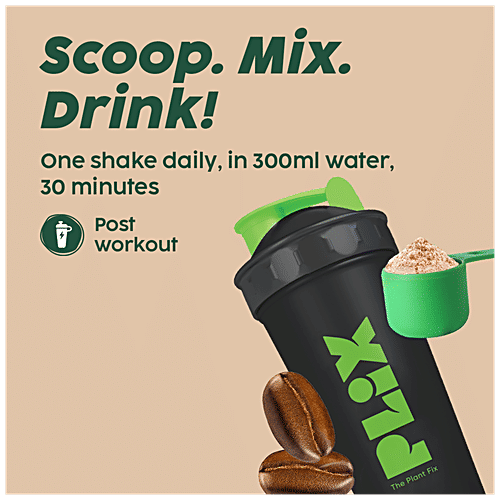 Plix Sport Strength Plant Protein Powder - Boosts Immunity Levels, Raw Chocolate, 1 kg