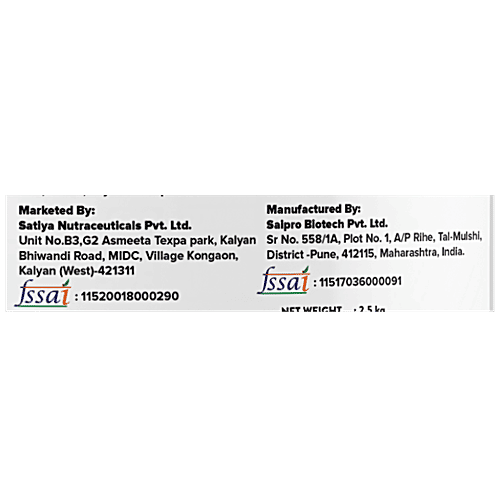 Plix Sport Plant Based Nutrition Mass Gainer - Supports Digestion, Rich Chocolate, 2.5 Kg  