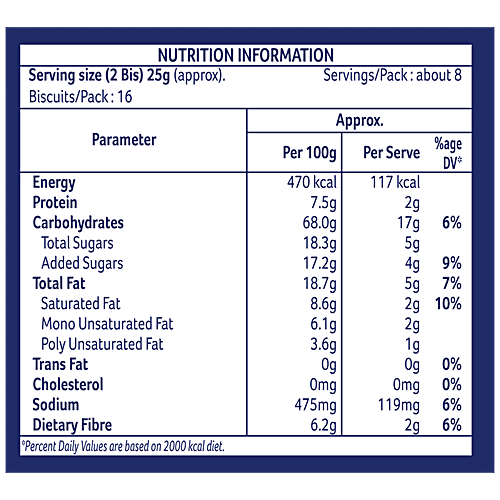 McVitie's Digestive Multi 7 Grain Biscuits, 200 g  High In Fibre