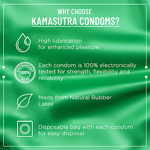KamaSutra Ultra Slim Condom - For Complete Pleasure, Electronically Tested, 150 g (Pack of 20) 