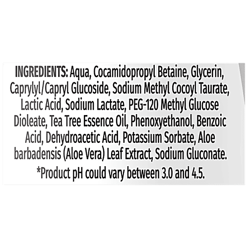 VHealth Intimate Wash - With Tea Tree Oil & Aloe Vera, Prevents Irritation & Itching, 50 ml  