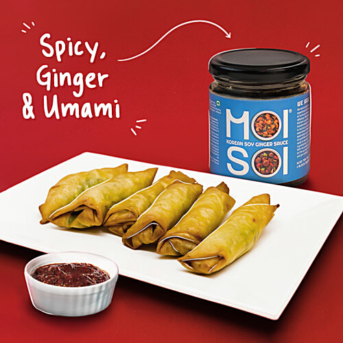 Moi Soi Korean Soy Ginger Sauce, 175 g Used As Spread, Marinade, Dip & For Making Chinese, Asian, Thai & Stir Fry Dishes, Vegan