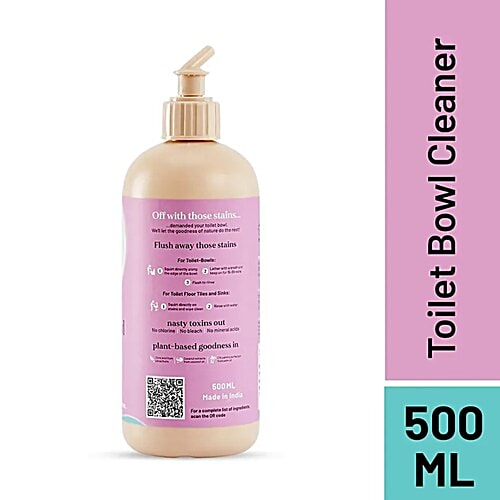 Born Good Plant Based Liquid Toilet Bowl Cleaner | Skin Safe, 500 ml Bottle