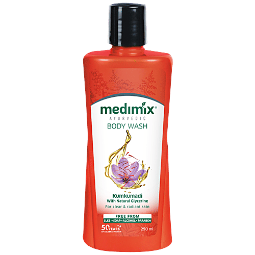 Buy Medimix Ayurvedic Body Wash Kumkumadi With Natural Glycerine, For