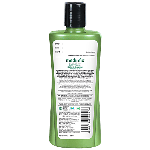 Buy Medimix Ayurvedic Body Wash Natural Glycerine With Lakshadi Oil