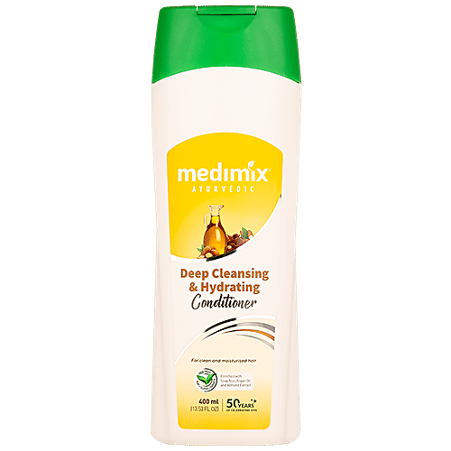 Medimix Ayurvedic Deep Cleansing & Hydrating Conditioner - Gluten & Paraben Free, 400 ml
