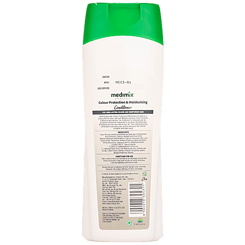 Medimix Ayurvedic Colour Protection & Moisturising Conditioner - Gluten & Paraben Free, 400 ml  