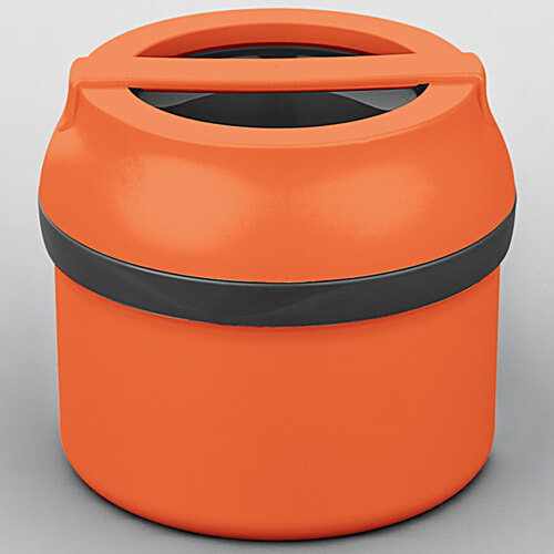 Asian Steel Lunch Box Wonder Meal Junior - Orange, 700 ml