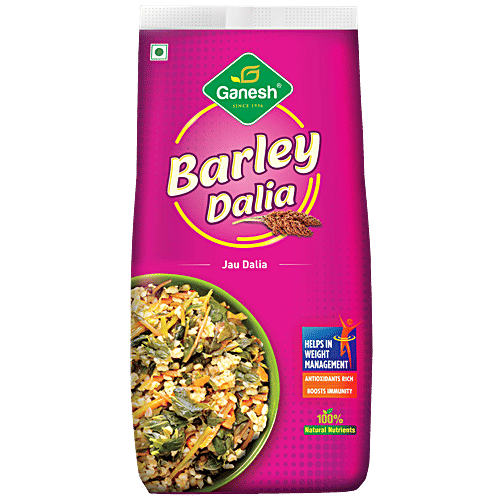 Ganesh Barley Dalia/Pearl Millet - Protein Rich, Helps In Weight Management, 500 g Pouch 