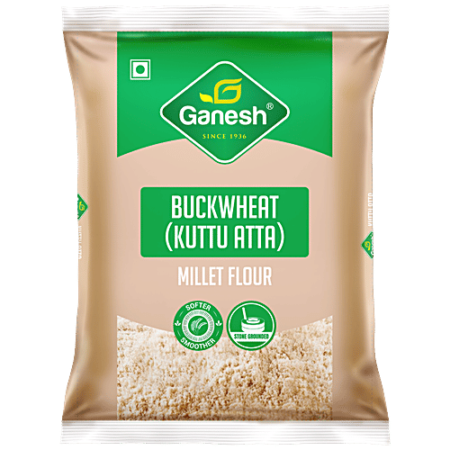 Buy Ganesh Buckwheat/Kuttu Atta Millet Flour, High In Fibre & Protein