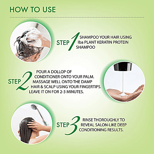 Iba Professional Plant Keratin Protein Conditioner - For Dry & Damaged Hair, 125 ml  