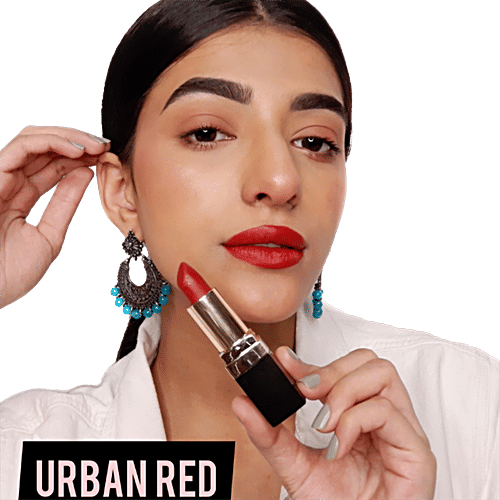 Iba Long Stay Matte Lipstick - M21, Urban Red, 4 g  