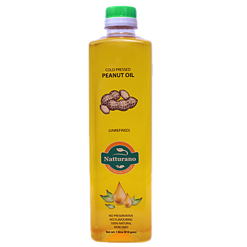 Buy Natturano Coldpressed Peanut Oil Unrefined, 100 Natural, No
