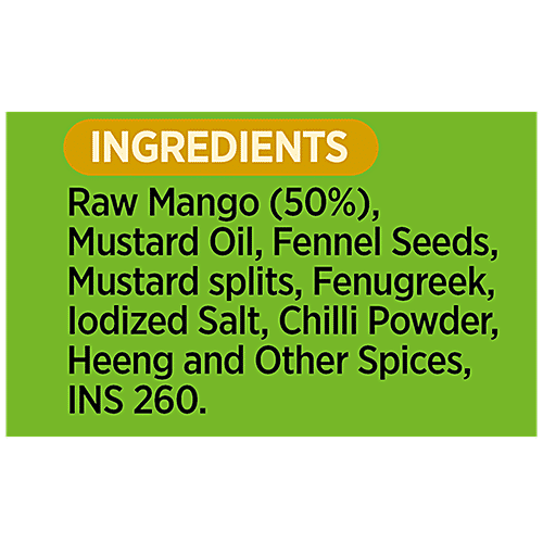 Molo My Dadi's Mango Pickle - Handmade, 250 g Jar