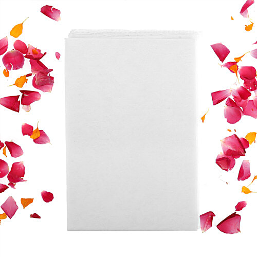 Mangal Bhavan Pooja Cloth - Pure Cotton, For Altar, White, 1 pc  Pure Cotton
 Enhance Spiritual Thoughts