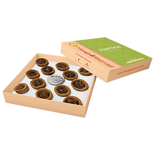 Mangal Bhavan Natural Jasmine Sambrani Cup, 108 g Soothing Aroma
Natural Ingredients