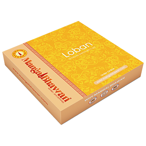 Mangal Bhavan Natural Loban Sambrani Cup - Soothing & Lasting Aroma, 108 g  Soothing Aroma
 Natural Ingredients