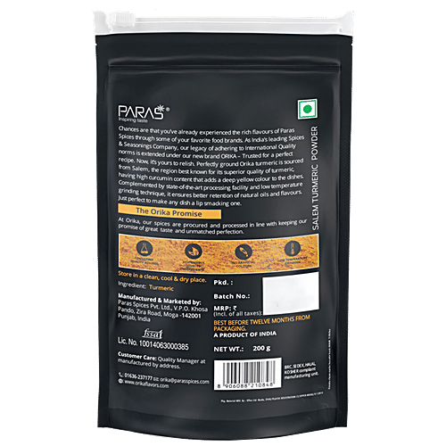 Buy Orika Salem Turmeric Powder High Quality & Flavour Rich In