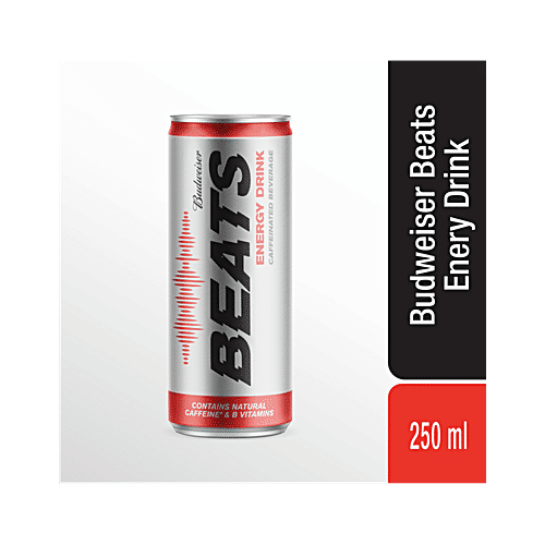 Buy Budweiser Beats Energy Drink Contains Natural Caffeine & B