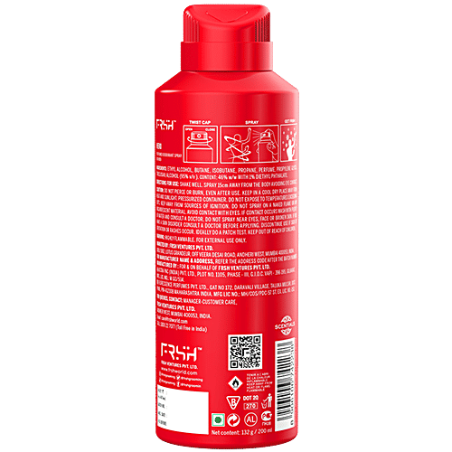 Buy FRSH By Salman Khan Perfumed Deodorant Body Spray Hero Online at