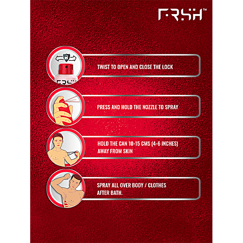 Buy FRSH By Salman Khan Perfumed Deodorant Body Spray Hero Online at