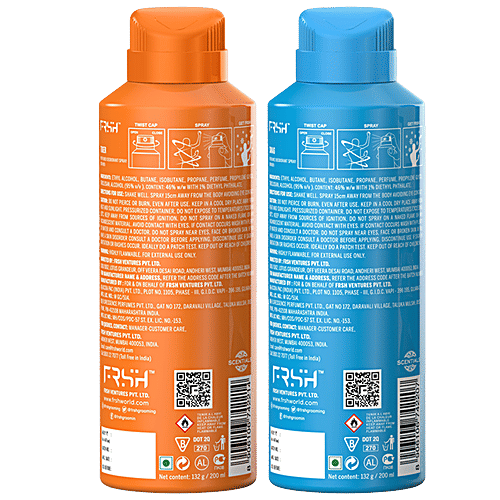 Buy FRSH By Salman Khan Perfumed Deodorant Body Spray Swag + Tiger