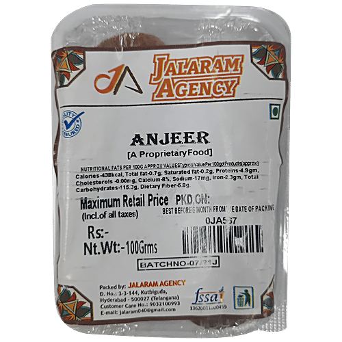 Buy Jalaram Anjeer Rich In Potassium, Iron, Calcium & Dietary Fibre