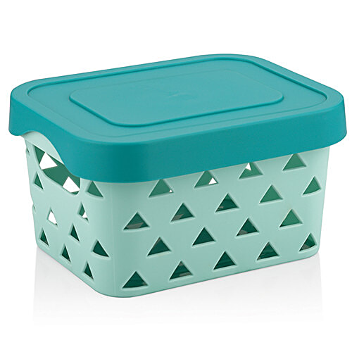 Asian Multistar Fruit /Kitchen Storage Basket - Multipurpose, Durable, Pastel Blue, 4 pcs  Multipurpose Storage
 Durable Design