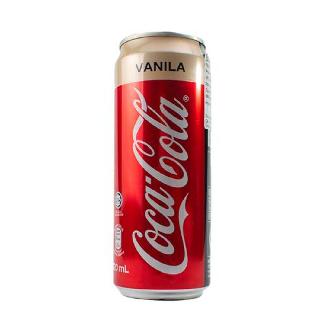 Coca Cola Soft Drink - Vanilla, No Sugar & Calories, 330 ml 
