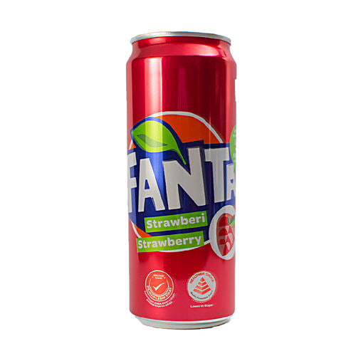 Fanta Imported Sparkling Soft Drink - Strawberry, Imported, 320 ml Refreshing, Strawberri