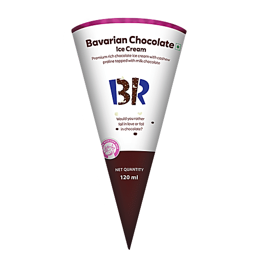 Buy Baskin Robbins Ice Cream Cone Bavarian Chocolate With Cashew