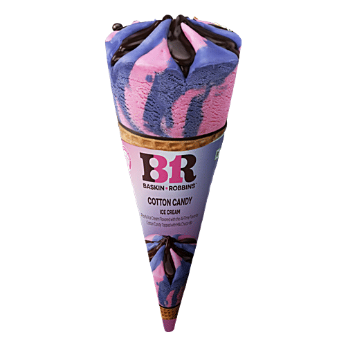 Baskin Robbins Cotton Candy Cone Ice Cream, 110 ml