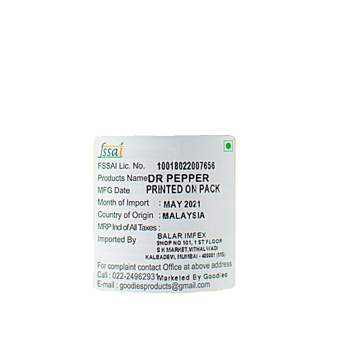 Dr. Pepper Soda - Carbonated Soft Drink, Feel Refreshed, 330 ml  