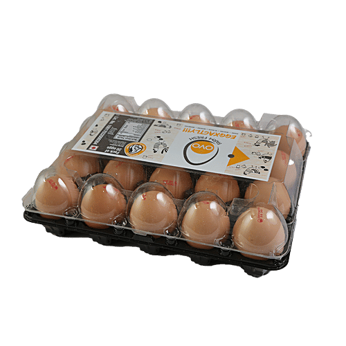 OVO Eggxactly Brown Eggs, UV Treated & Antibiotic Free, 20 pcs  Farm Fresh