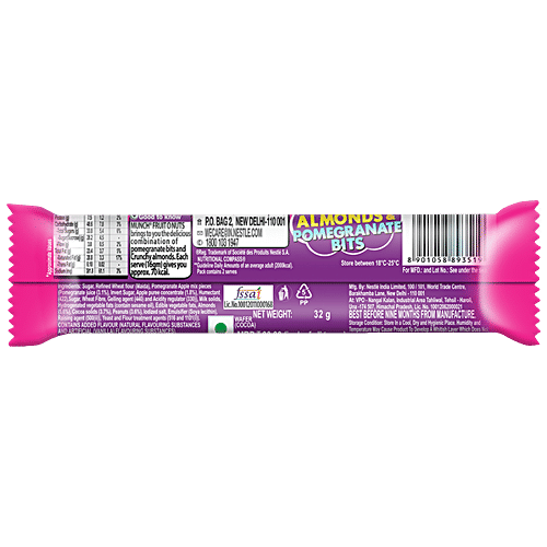 Buy Nestle Munch Fruit O' Nuts Chocolate Coated Crunchy Wafer Bar