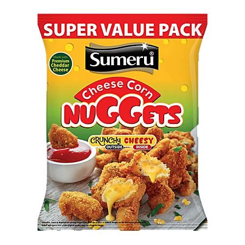 Sumeru Ready To Fry - Cheese Corn Nuggets, 450 g