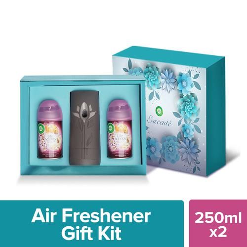 Airwick Air Freshener Gift Kit, Summer Delights, 3 pcs (Machine + 2 Refills x 250ml) 